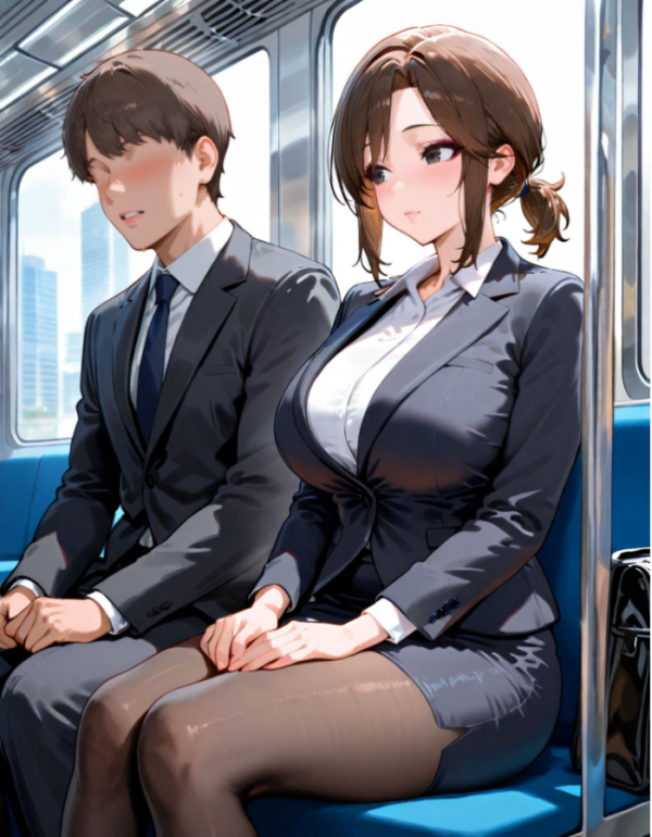 エロ漫画:ムチムチ女上司 若手育性指導 出張編 モザイク版 hitomi サンプル画像