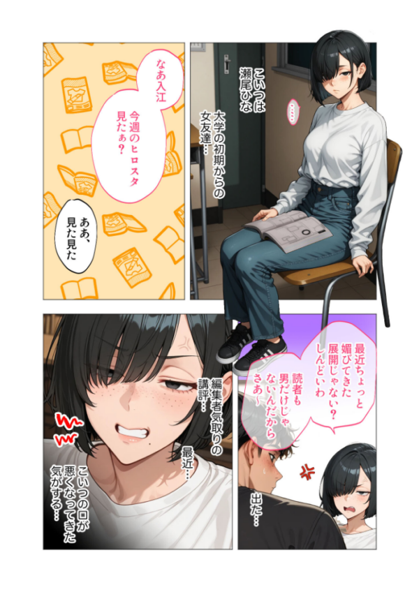 エロ漫画:セックスなんて気持ち悪いだけでしょ(1)〜陰キャたちの拗らせセックス〜 hitomi サンプル画像