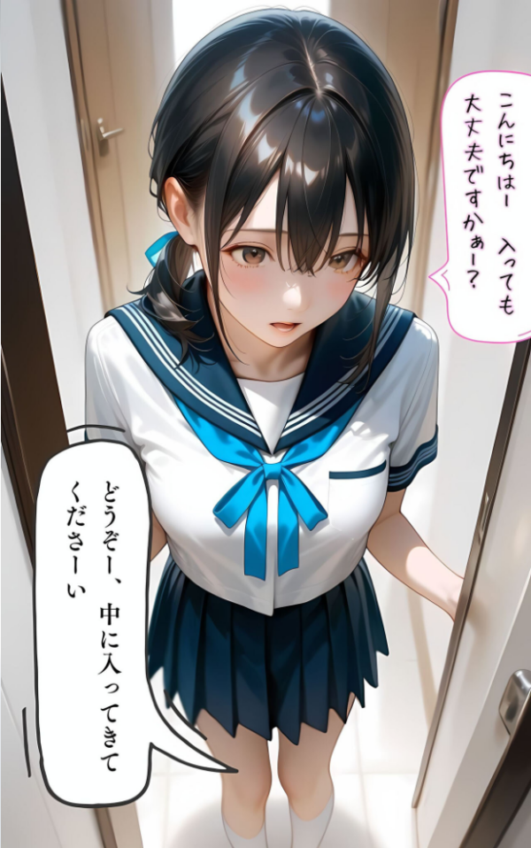 エロ漫画：水着撮影会のはずが、いつのまにかおぢさんち〇ぽに沼る話1 モザイク版   hitomi サンプル画像