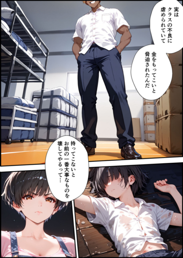 エロ漫画:【全2作収録】女手ひとつでボクを育ててくれた自慢の母がボクを守るためにいじめっ子の女になる話 1&2 モザイク版 hitomi サンプル画像