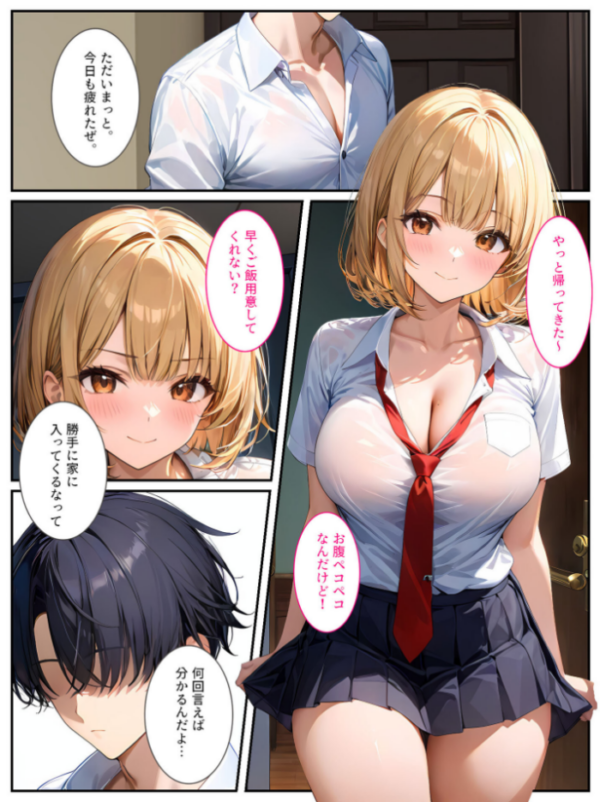 エロ漫画：生意気な義妹をカネとセックスでわからせたい！ モザイク版   hitomi サンプル画像