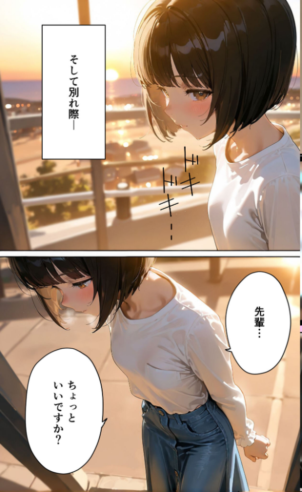 エロ漫画:【実話】彼女を俺の性癖に染める過程〜後輩●●がいいなりになるまで〜【第一章】 モザイク版 hitomi サンプル画像