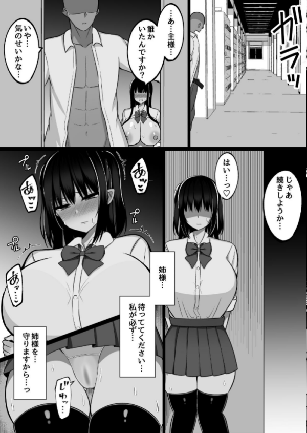 エロ漫画:淫神ノ巫女 3 〜「姉様は私が守ります…」信じていた姉に裏切られ大嫌いな雄チンポに完全敗北した挙句、姉妹まとめて種付けされた巫女の末路 hitomi サンプル画像