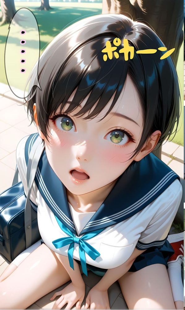 エロ漫画:【純朴巨乳美●●パイ●リ編】水着撮影会のはずが、いつのまにかおぢさんち〇ぽに沼る話3 モザイク版 hitomi サンプル画像