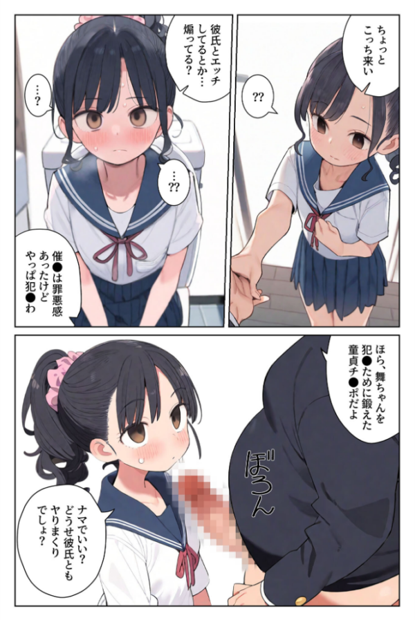 エロ漫画:片想いだった幼馴染を●●漬けにして寝取り●●●する。 モザイク版 hitomi サンプル画像