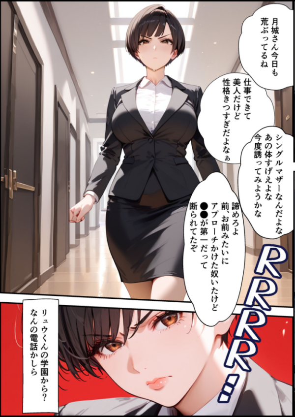 エロ漫画:【全2作収録】女手ひとつでボクを育ててくれた自慢の母がボクを守るためにいじめっ子の女になる話 1&2 モザイク版 hitomi サンプル画像