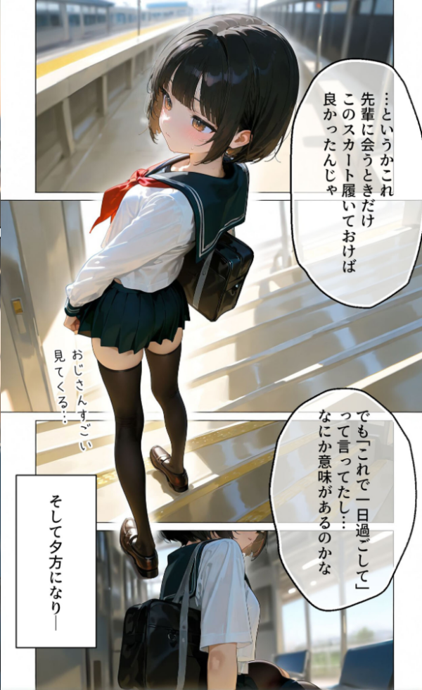 エロ漫画:【実話】彼女を俺の性癖に染める過程〜後輩●●をエロ服で呼び出し〜【第二章】 モザイク版 hitomi サンプル画像