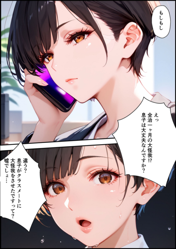 エロ漫画:【全2作収録】女手ひとつでボクを育ててくれた自慢の母がボクを守るためにいじめっ子の女になる話 1&2 モザイク版 hitomi サンプル画像