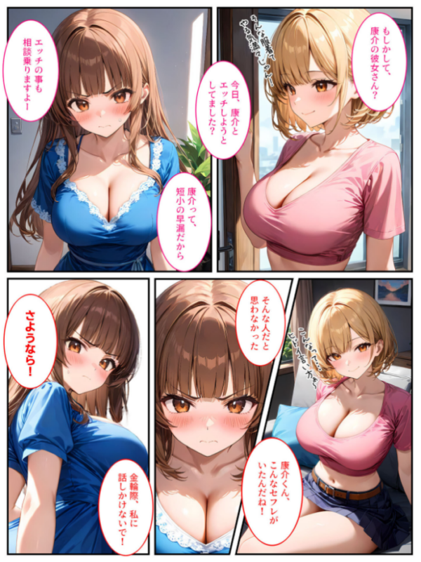 エロ漫画：生意気な義妹をカネとセックスでわからせたい！ モザイク版   hitomi サンプル画像
