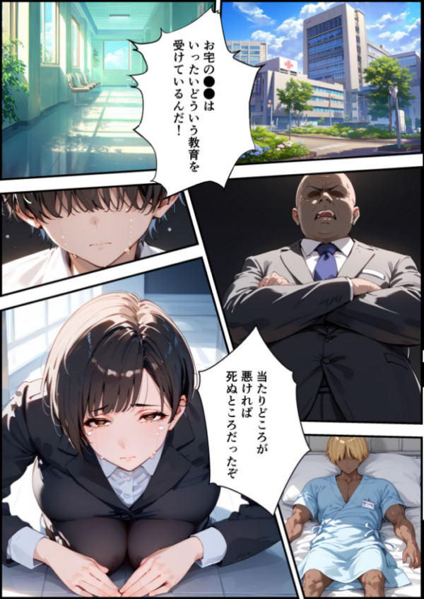 エロ漫画:【全2作収録】女手ひとつでボクを育ててくれた自慢の母がボクを守るためにいじめっ子の女になる話 1&2 モザイク版 hitomi サンプル画像