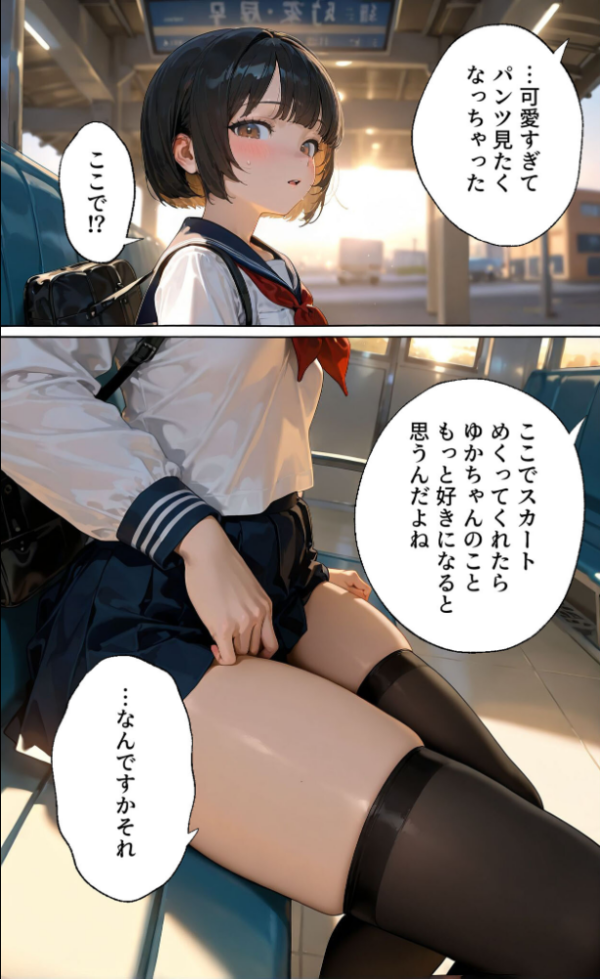 エロ漫画:【実話】彼女を俺の性癖に染める過程〜後輩●●をエロ服で呼び出し〜【第二章】 モザイク版 hitomi サンプル画像