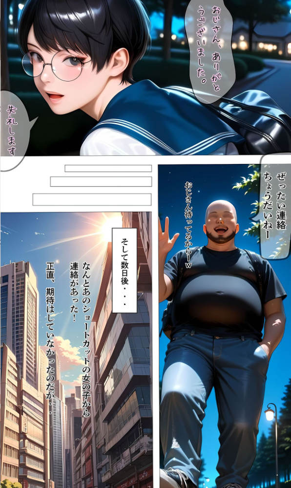 エロ漫画:【純朴巨乳美●●パイ●リ編】水着撮影会のはずが、いつのまにかおぢさんち〇ぽに沼る話3 モザイク版 hitomi サンプル画像
