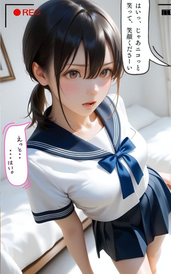 エロ漫画：水着撮影会のはずが、いつのまにかおぢさんち〇ぽに沼る話1 モザイク版   hitomi サンプル画像