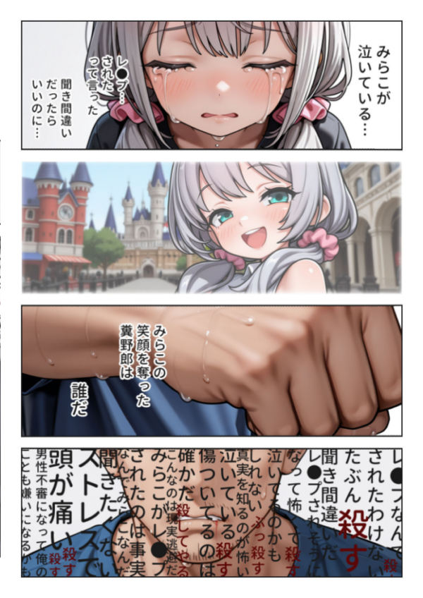 エロ漫画:娘の告白 モザイク版 hitomi サンプル画像