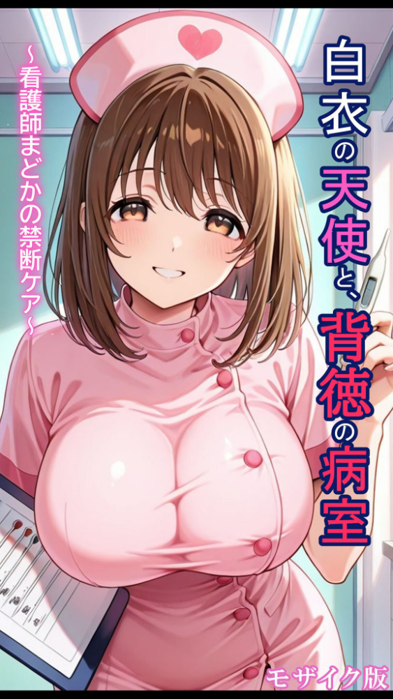 エロ漫画：白衣の天使と背徳の病室 〜看護師まどかの禁断ケア〜 モザイク版   hitomi サンプル画像