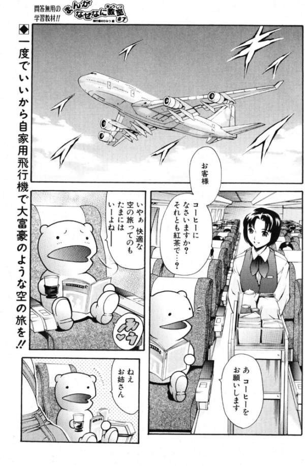 エロ漫画:まんがなぜなに教室 飛行機のひみつ編 hitomi サンプル画像