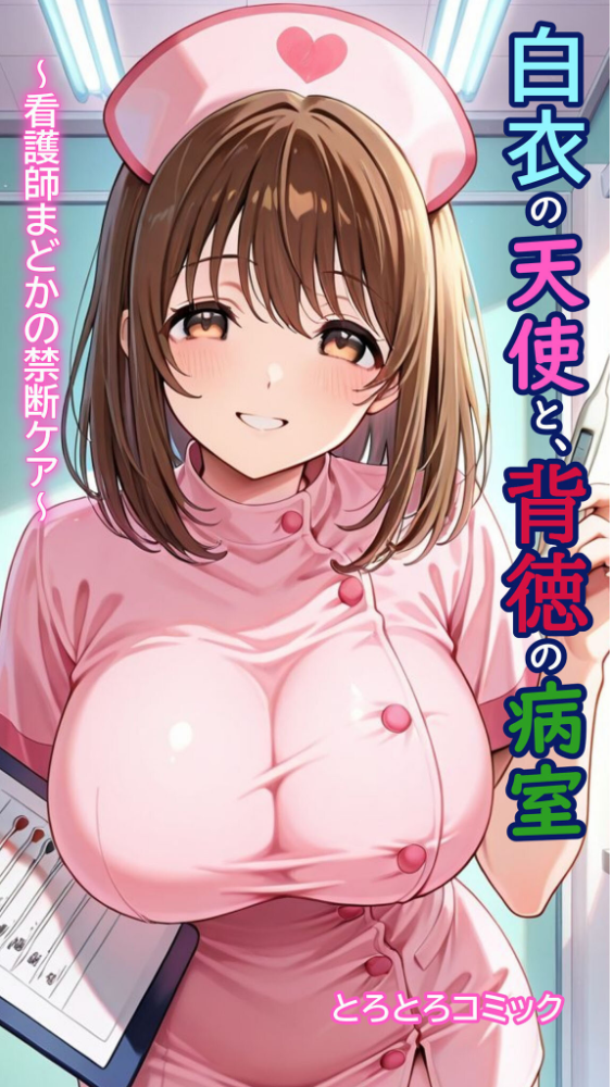 エロ漫画：白衣の天使と背徳の病室 〜看護師まどかの禁断ケア〜 モザイク版   hitomi サンプル画像
