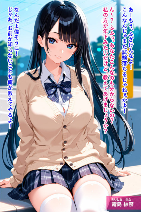 エロ漫画:2コマDE即堕ち【制服女子編】 モザイク版 hitomi サンプル画像