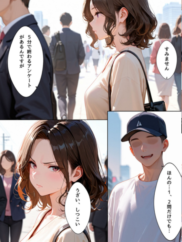 エロ漫画:ミニマム爆乳妻〜騙されてAV出演してしまいました〜 モザイク版 hitomi サンプル画像