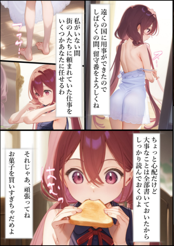 エロ漫画:魔女見習いリベリーのお使い モザイク版 hitomi サンプル画像