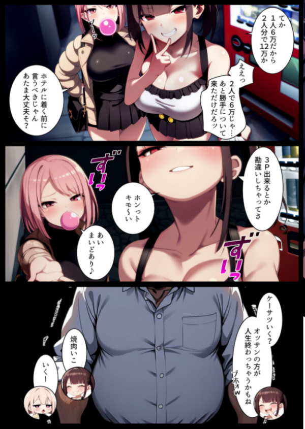 エロ漫画:立ちんぼ詐欺で1億稼いだ女 俺が最終回をプレゼントしてやった モザイク版 hitomi サンプル画像