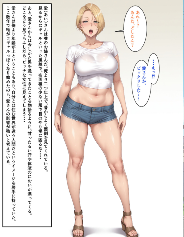 エロ漫画:【総集編】ビンビン勃起乳首の年上ビッチギャルに俺が逆寝取りされるまで モザイク版 hitomi サンプル画像