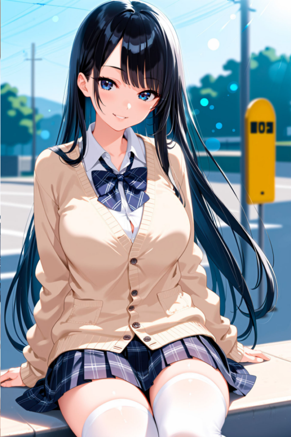 エロ漫画:2コマDE即堕ち【制服女子編】 モザイク版 hitomi サンプル画像