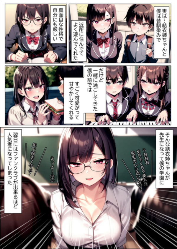 エロ漫画:彼女と付き合えた日が人生のピークだった件 モザイク版 hitomi サンプル画像