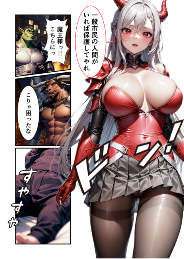 エロ漫画:【全3作収録】魔王様はえっちがお好き 〜最強魔族の甘く淫らな夜の営み〜 モザイク版 hitomi サンプル画像