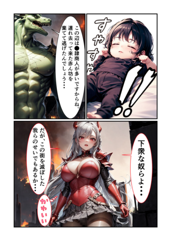 エロ漫画:【全3作収録】魔王様はえっちがお好き 〜最強魔族の甘く淫らな夜の営み〜 モザイク版 hitomi サンプル画像