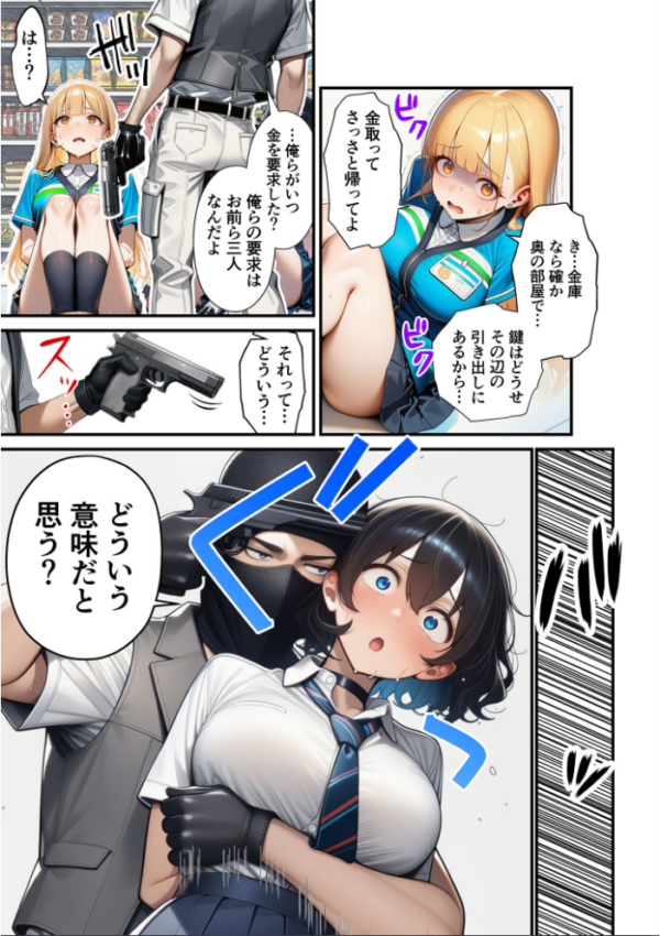 エロ漫画:人質ライブ配信 モザイク版 hitomi サンプル画像