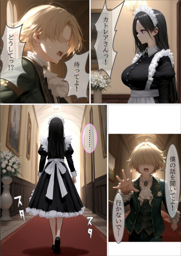 エロ漫画：貴族メイドが悪辣侯爵に堕とされるまで モザイク版   hitomi サンプル画像