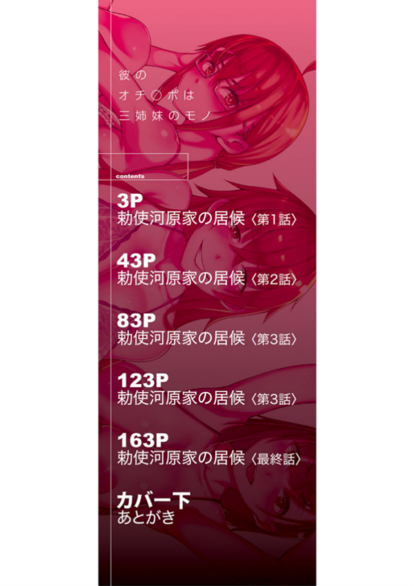 エロ漫画:彼のオチ○ポは三姉妹のモノ【1話立ち読み付き】 hitomi サンプル画像