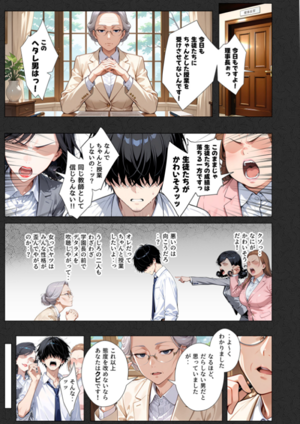 エロ漫画:セックスカースト逆転世界 〜貞操観念も美醜も逆転!冴えない俺は無双する〜(1) hitomi サンプル画像