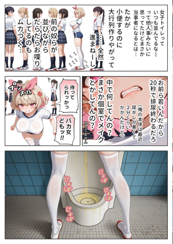 エロ漫画:キモおじ⇔●●入れ替わり【3】変態体育教●のわからせ個別指導 モザイク版 hitomi サンプル画像