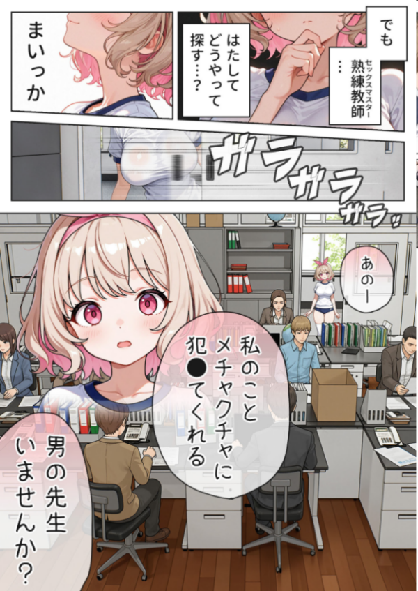エロ漫画:キモおじ⇔●●入れ替わり【3】変態体育教●のわからせ個別指導 モザイク版 hitomi サンプル画像