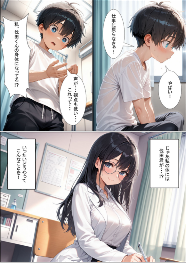 エロ漫画:今日からボクが保健室の●●(ハート) 〜純粋な恋心が歪んだ気持ちに変わる…〜 モザイク版 hitomi サンプル画像