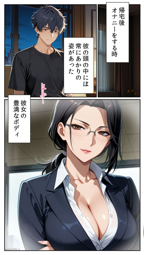 エロ漫画:●●アプリと人妻お局の淫らな堕落 〜社内一のエロい女を思いのままに〜 モザイク版 hitomi サンプル画像