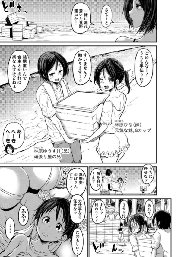 エロ漫画:通常セックスがゴム無しで24時間生ハメ放題のママと妹はビッチですか? hitomi サンプル画像