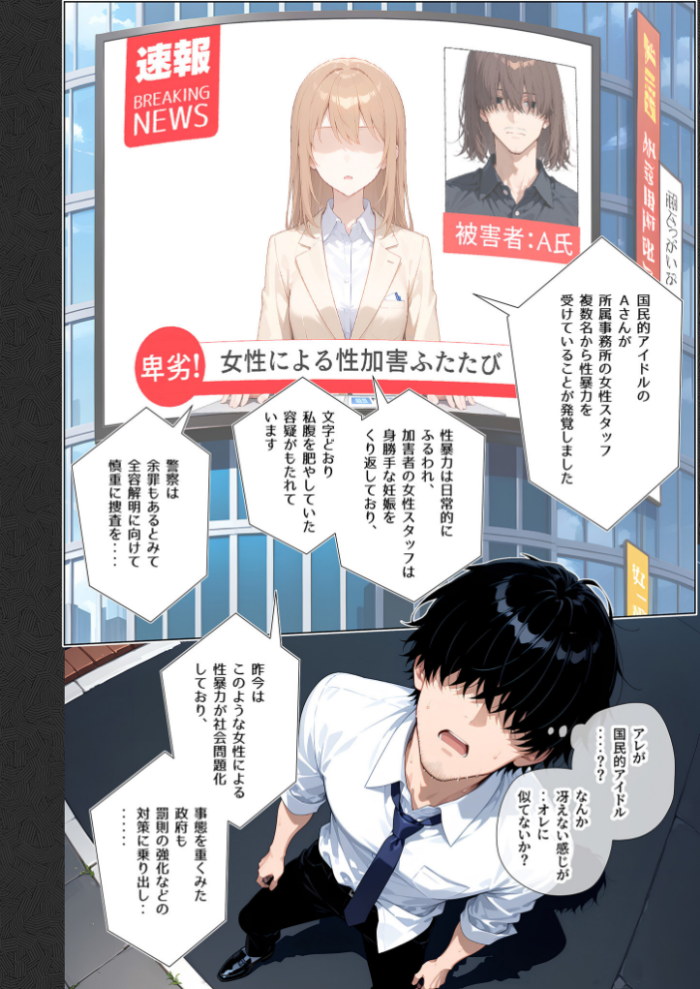 エロ漫画:セックスカースト逆転世界 〜貞操観念も美醜も逆転!冴えない俺は無双する〜(1) hitomi サンプル画像
