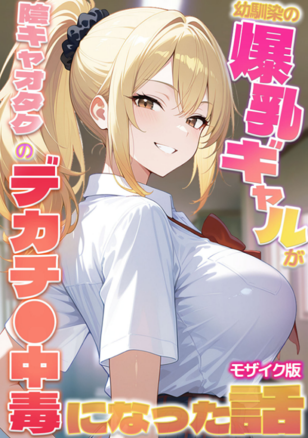 エロ漫画:幼馴染の爆乳ギャルが陰キャオタクのデカチ●中毒になった話 モザイク版 hitomi サンプル画像