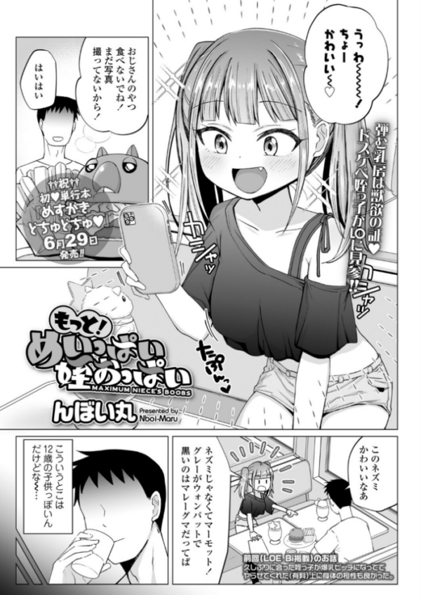エロ漫画:もっと!めいっぱい姪おっぱい hitomi サンプル画像