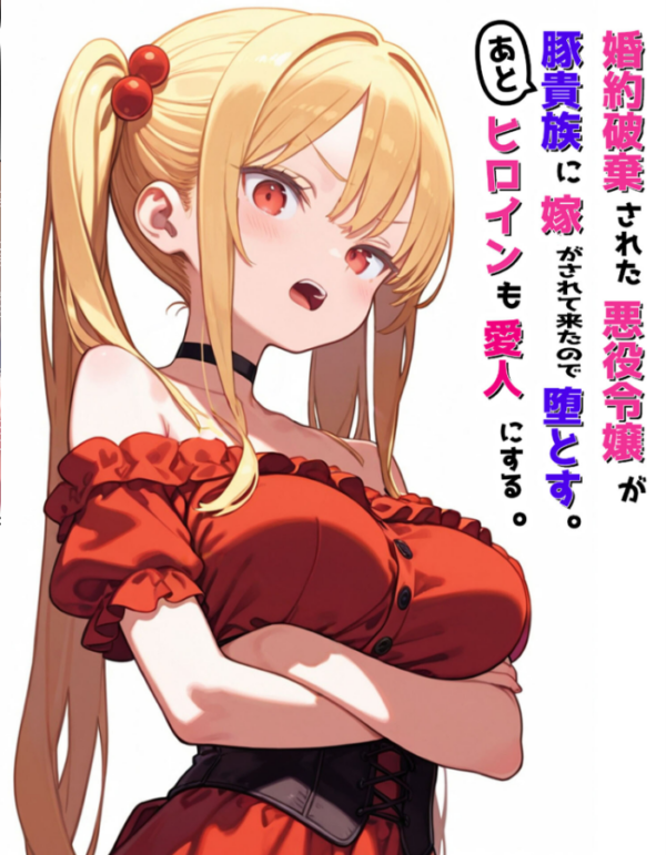 エロ漫画:婚約破棄された悪役令嬢が豚貴族に嫁がされて来たので堕とす。あとヒロインも愛人にする。 モザイク版 hitomi サンプル画像
