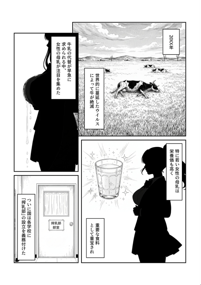 エロ漫画:搾乳部の顧問に任命されたので。〜嫌がる●●から母乳出させて俺専用家畜オナホにすることにしました〜 モザイク版 hitomi サンプル画像
