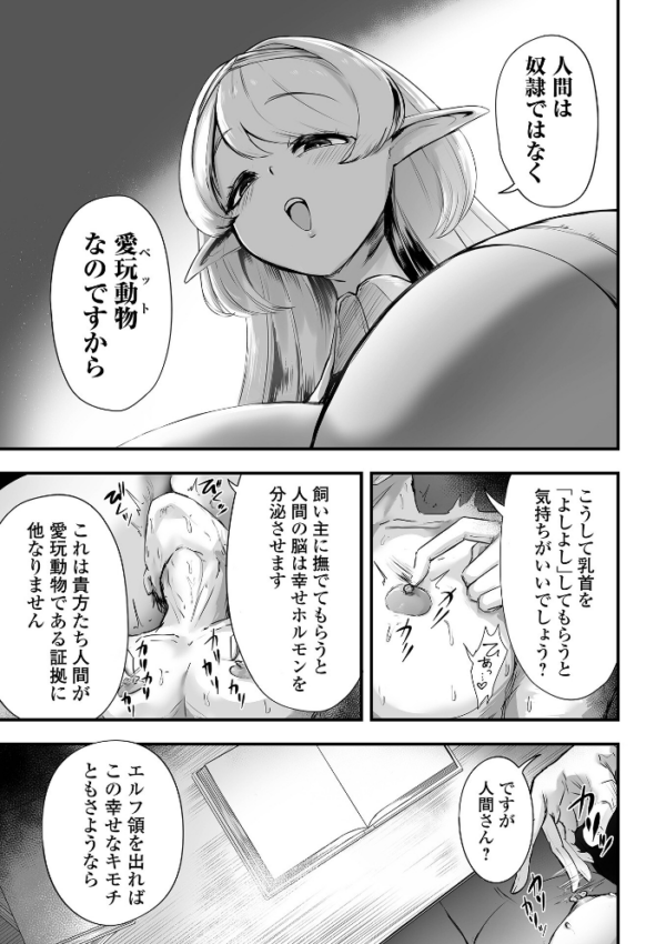 エロ漫画:エルフ様の人間愛護管理法 hitomi サンプル画像