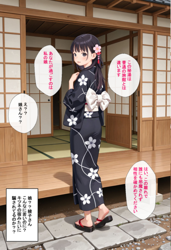 エロ漫画:秘湯deマッチング 非モテの俺に訪れた征服人生 モザイク版 hitomi サンプル画像