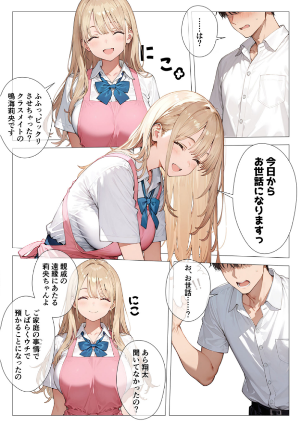 エロ漫画:クラスメイトと同棲性活!? 〜ノンデリギャルに侵された俺の聖域〜 hitomi サンプル画像