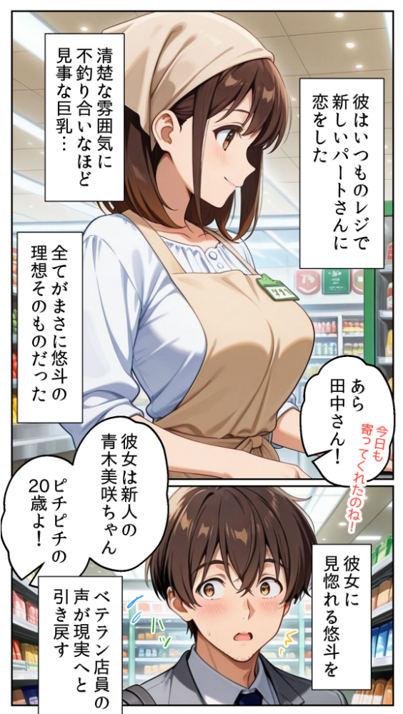 エロ漫画:●●を盛られた清楚な人妻パート(20)を寝取ったら禁断の関係が始まった話 モザイク版 hitomi サンプル画像