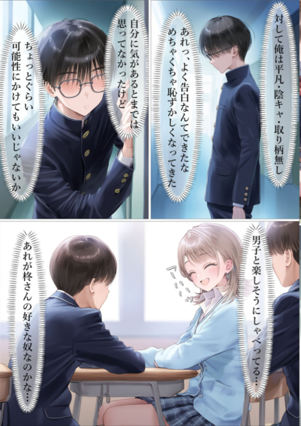 エロ漫画:幼馴染が無理やりSEXさせられてるとこに遭遇したら モザイク版 hitomi サンプル画像
