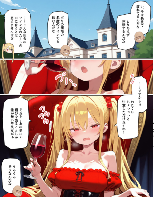エロ漫画:婚約破棄された悪役令嬢が豚貴族に嫁がされて来たので堕とす。あとヒロインも愛人にする。 モザイク版 hitomi サンプル画像